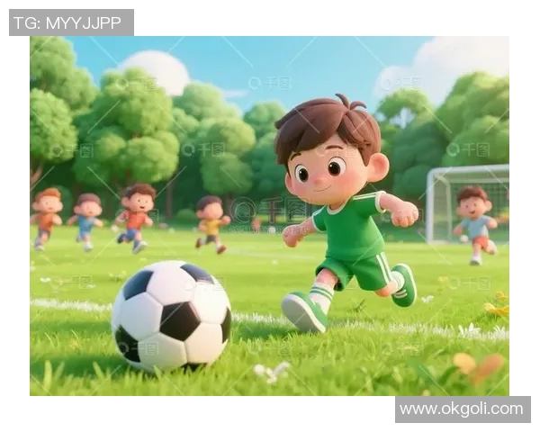 卡通风格足球明星背影展现运动魅力与青春活力的创意插画